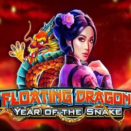 Floating Dragon Year of the Snake slot logo by Pragmatic Play at KokoBet Casino