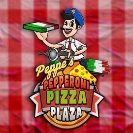 Peppe’s Pepperoni Pizza Plaza by Pragmatic Play, showcased at koko-bet-casino.com – game logo